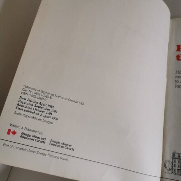 1983 Keeping the Heat In Canada Booklet Savings Energy Efficiency Heatproof Insu - Picture 3 of 10